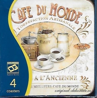 Prostírání (malé) - Cafe du Monde - sada 4 ks